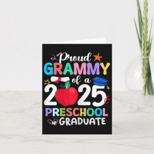 Tarjeta Orgulloso Graduado De Preescolar 2025