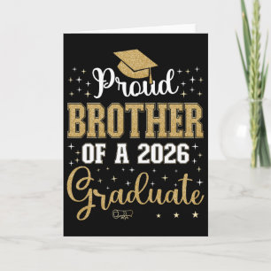 Tarjeta Orgulloso Hermano De Un Cl De Graduado 2026 Para G