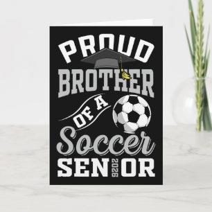 Tarjeta Orgulloso Hermano De Un Senior De Fútbol Cl De 202