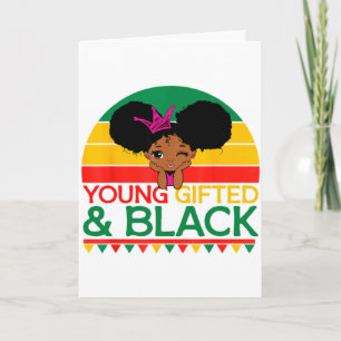 Tarjeta Orgulloso Joven Negro Dashiki Orgullo Africano His