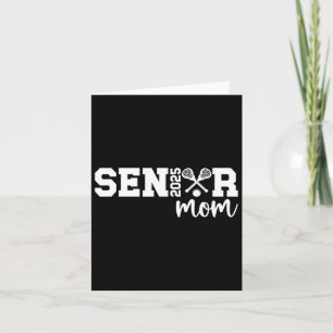 Tarjeta Orgulloso Lacrosse Senior Mom 2025 Lacrosse Player