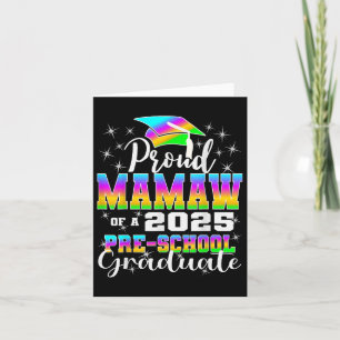 Tarjeta Orgulloso Mamaw Del Graduado De Preescolar 2025