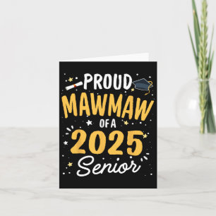 Tarjeta Orgulloso Mawmaw De Un Graduado Superior De 2025 C
