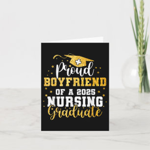 Tarjeta Orgulloso Novio Cl De Graduada De Enfermería 2025