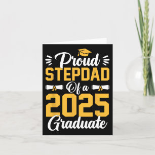 Tarjeta Orgulloso Padrastro De Un Graduado De La Clase De