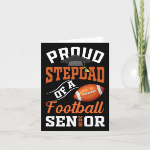 Tarjeta Orgulloso Padrastro De Un Senior Cl De Footll Grad
