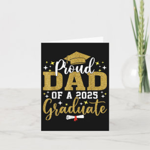 Tarjeta Orgulloso Padre De Graduación 2025