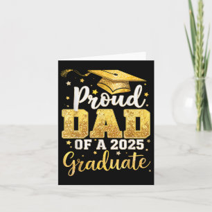 Tarjeta Orgulloso Padre De Graduación 2025