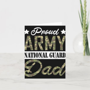 Tarjeta Orgulloso padre de la Guardia Nacional del Ejércit
