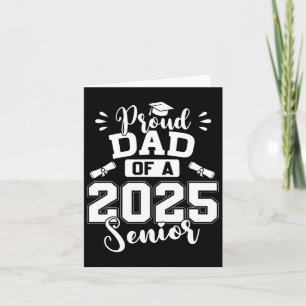 Tarjeta Orgulloso Padre De Un Cl De Graduación Superior De