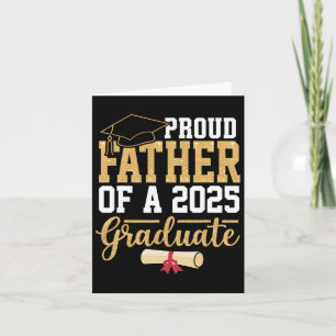 Tarjeta Orgulloso Padre De Un Graduado Superior De 2025 De