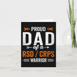 Tarjeta Orgulloso padre de un sobreviviente del RSD CRPS