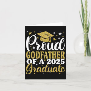 Tarjeta Orgulloso Padrino De Una Fami De Graduación De 202