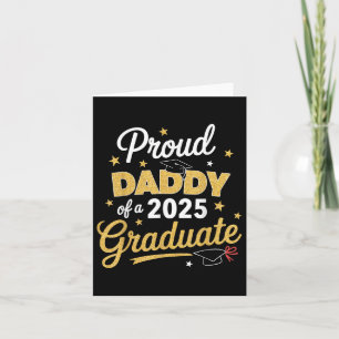 Tarjeta Orgulloso Papá De La Graduación 2025 De Papá Gradu