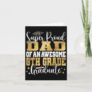 Tarjeta Orgulloso Papá De Un Impresionante Graduado De Oct
