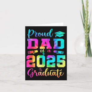 Tarjeta Orgulloso Papá De Un Padre De Camisa Graduada En 2