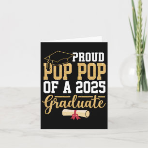 Tarjeta Orgulloso Pop De 2025 Graduado Senior Cl De 2025