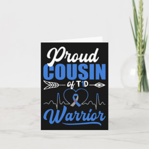 Tarjeta Orgulloso Primo De Guerrero De T1d Diabetes Sensib