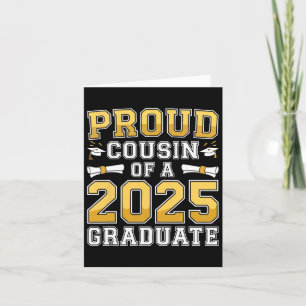 Tarjeta Orgulloso Primo De Un Graduado 2025 Camiseta Cl 20