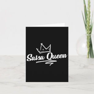 Tarjeta Orgulloso Regalo De Reina De Baile De Salsa Para L