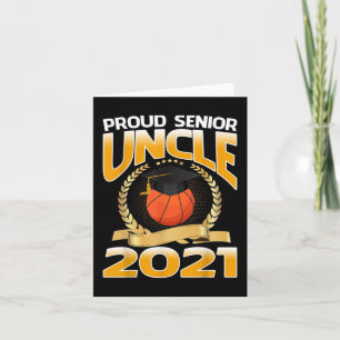 Tarjeta Orgulloso tío superior del baloncesto 2021