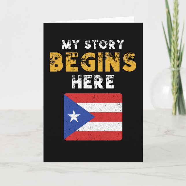 Tarjeta Origen de Puerto Rico (Anverso)