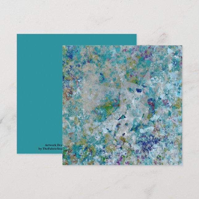 Tarjeta Original Moderno Uno De Un Gran Abstracto De Diseñ (Anverso / Reverso)