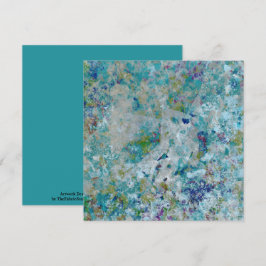 Tarjeta Original Moderno Uno De Un Gran Abstracto De Diseñ