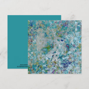 Tarjeta Original Moderno Uno De Un Gran Abstracto De Diseñ