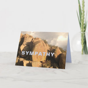 Tarjeta Original Photography on Sympathy Card