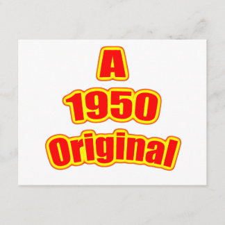 Tarjeta Original Red 1950