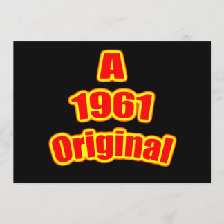 Tarjeta Original Red Blk 1961