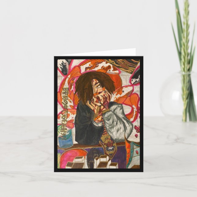 Tarjeta Original watercolor painting (Anverso)