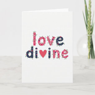 Tarjeta Ornamental de Amor Divino
