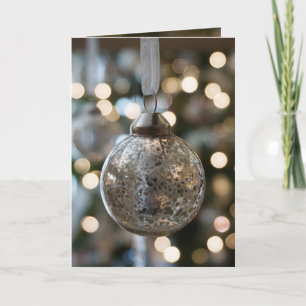 Tarjeta Ornamento doblado del vidrio de Mercury