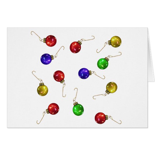 Tarjeta Ornamentos de la bola