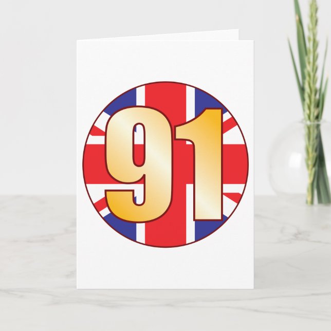 Tarjeta Oro de 91 Reino Unido (Anverso)