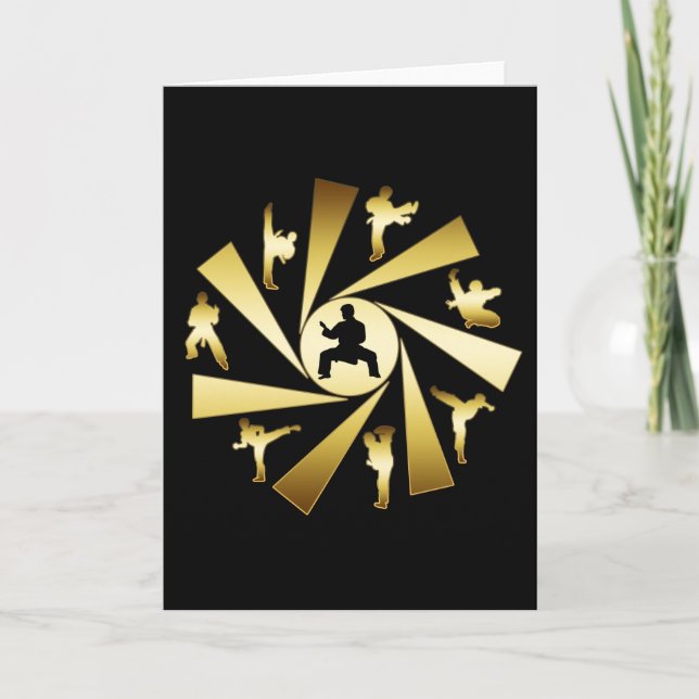 TARJETA ORO Y ARTES MARCIALES DEL NEGRO (Anverso)