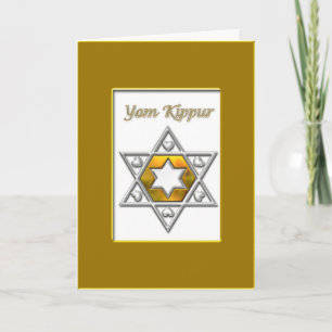Tarjeta Oro Yom Kippur