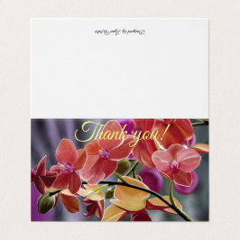 Tarjeta Orquid Gracias