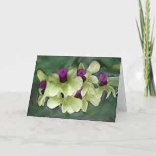 Tarjeta Orquídea