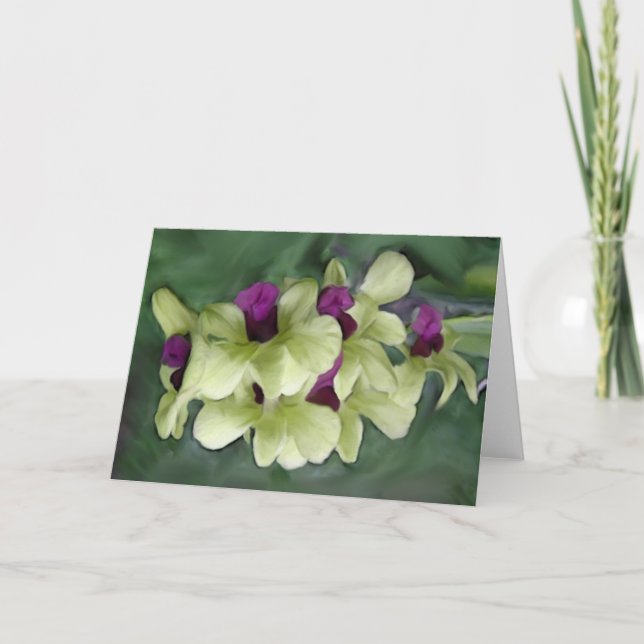 Tarjeta Orquídea (Anverso)