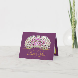 Tarjeta Orquídea Blanca Exótica Moderna y Elegante, Gracia