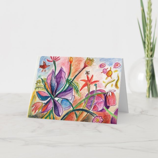 Tarjeta Orquídeas (Anverso)