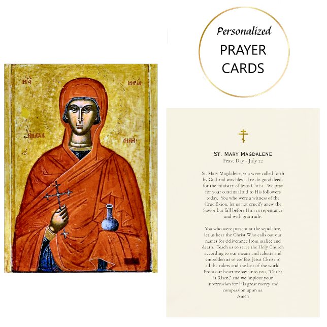 Tarjeta Ortodoxa de Santa María Magdalena (Subido por el creador)