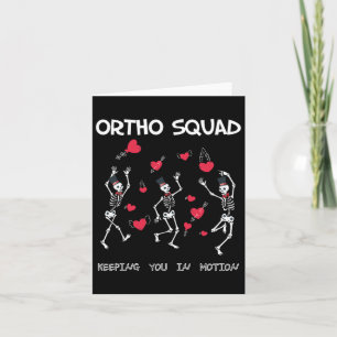 Tarjeta Ortopédico Divertido San Valentín - Orto Squad Esq