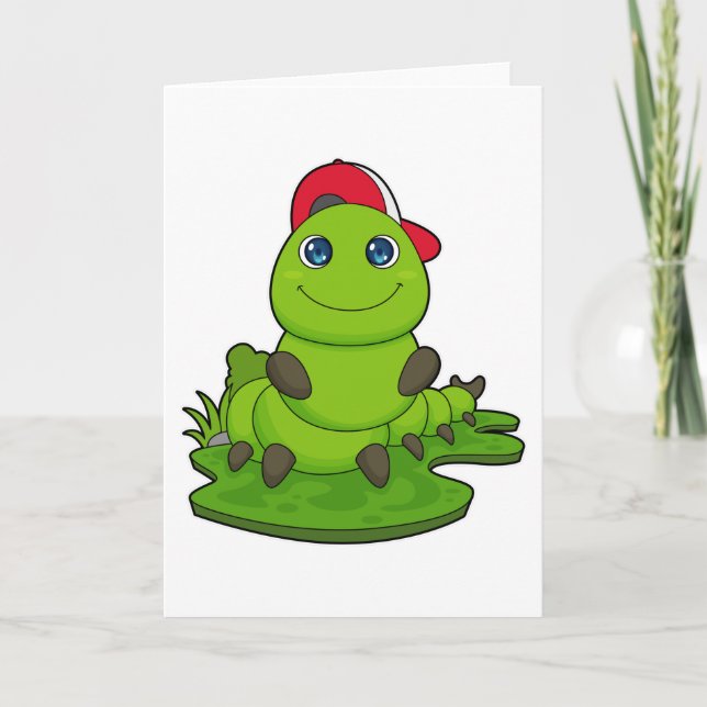 Tarjeta Oruga con Gorra (Anverso)