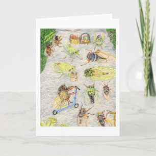 Tarjeta Oscar Y Cassandra Y Sus Amigos De La Cicada