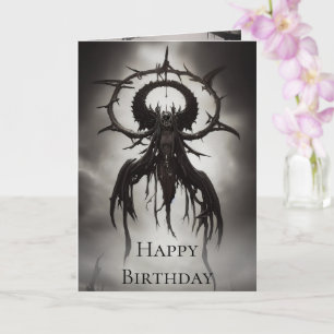 Tarjeta Oscuro arte del horror gótico: hombres oscuros