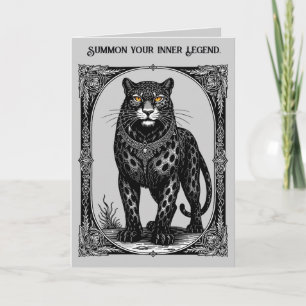 Tarjeta Ose Ars Goetia Demon Leopardo
